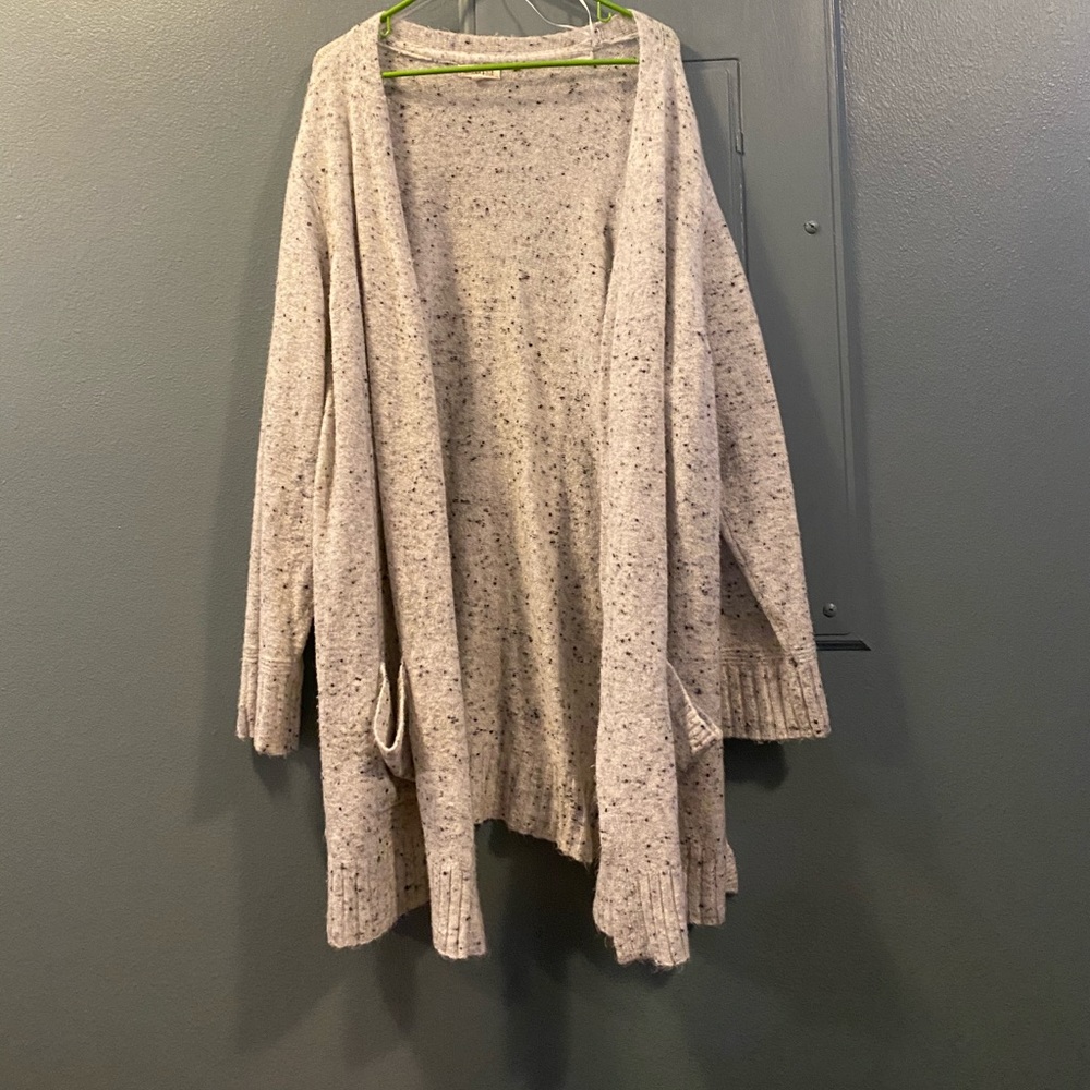 Oversized long cardigan